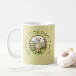 Caneca de Café de Alpaca Bebê Fofa