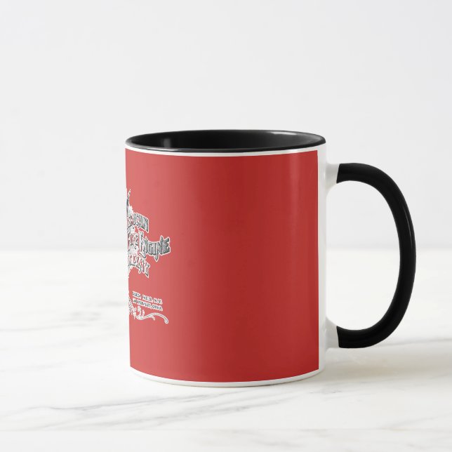 Caneca de café de Americano Viatura de incêndio (Direita)