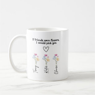 Caneca de Café de Amizade de Flor de Nascimento Pe