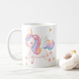 Caneca de café de aniversário do Unicorn
