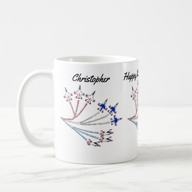 Caneca de Café de Aniversário dos Thunderbirds (Esquerda)