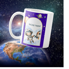 Caneca de Café de Aniversário Infantil Fora deste