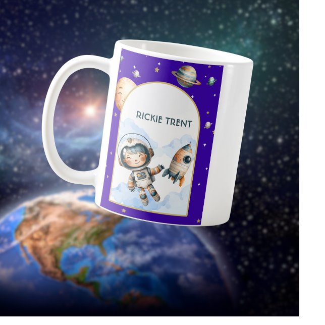 Caneca de Café de Aniversário Infantil Fora deste  (Criador carregado)