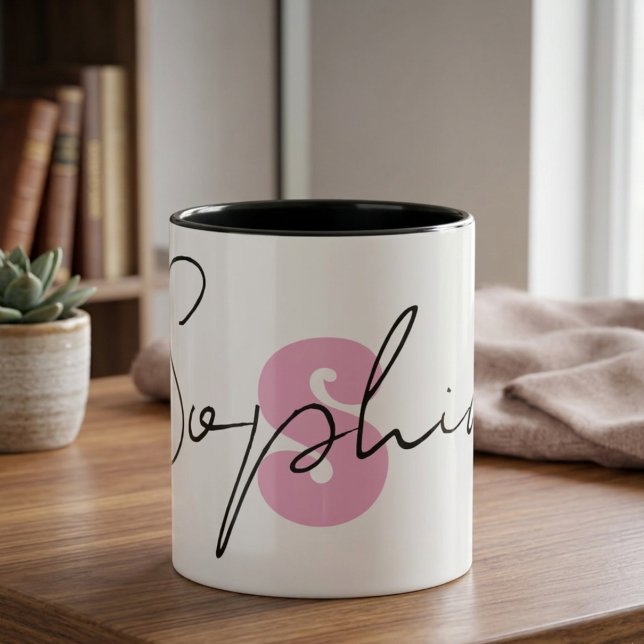 Caneca de Café de Aniversário Personalizada Nome & (Criador carregado)