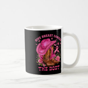 Caneca De Café Dê Ao Cancer Da Mama O Cancer Da Garota De Boot Aw