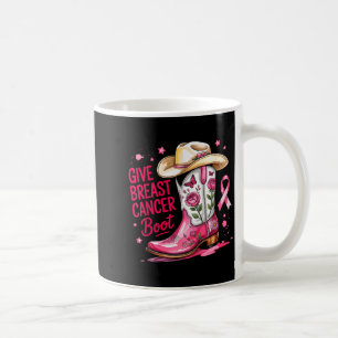 Caneca De Café Dê ao Câncer de Mama o Boot Nk Ribbo