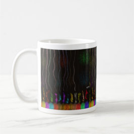 Caneca de café de arte impressionista