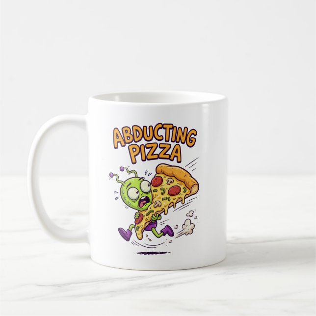Caneca de Café de Arte Minimalista (Esquerda)