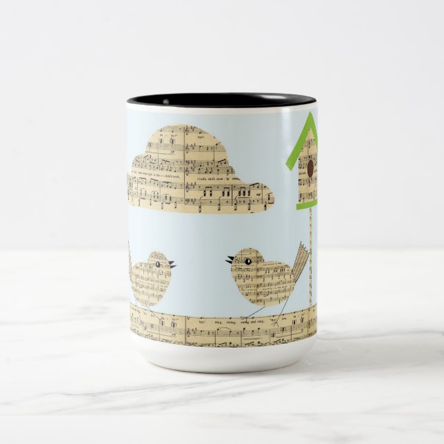Caneca de café de aves (Centro)