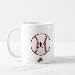 caneca de café de beisebol
