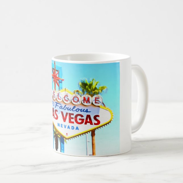 Caneca De Café Dê boas-vindas a Las Vegas 2 (Frente Esquerda)