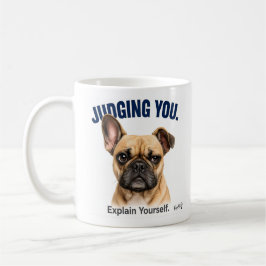Caneca de Café de Bulldog Francês Engraçadinho Jul