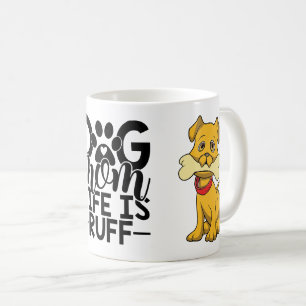 Caneca de café de cachorro engraçado presente da m