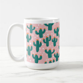 Caneca de Café de Cactos