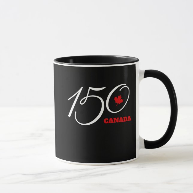 Caneca de café de Canadá 150.  Celebração do dia (Direita)