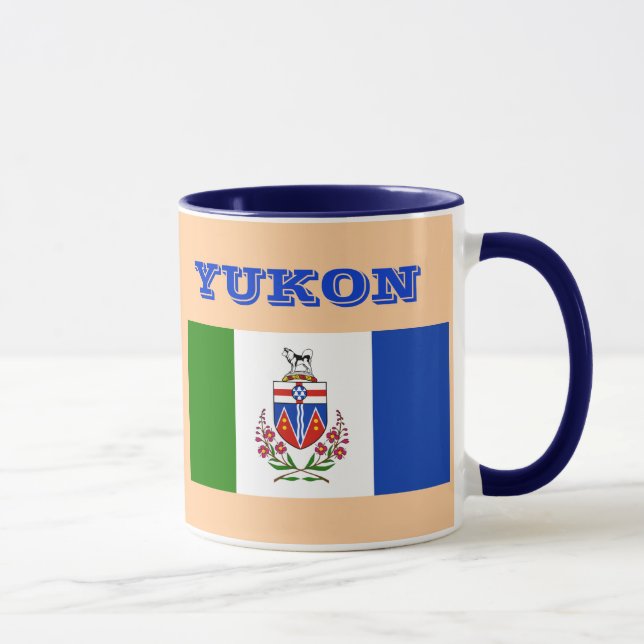 Caneca de café de Canadá - de Yukon (Direita)