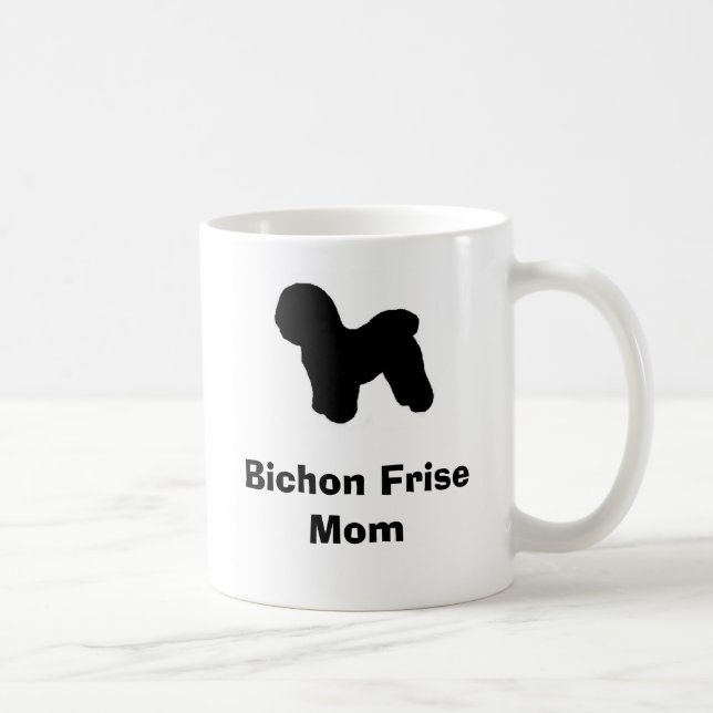 Caneca De Café De "caneca da mamã Bichon Frise" (Direita)