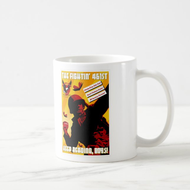 Caneca De Café De "caneca Fightin 461st" das beiras (Direita)