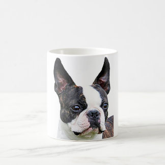 Caneca De Café De "canecas do design do terrier Boston"