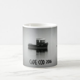 Caneca De Café De Cape Cod copo 2016 de café: barco na névoa