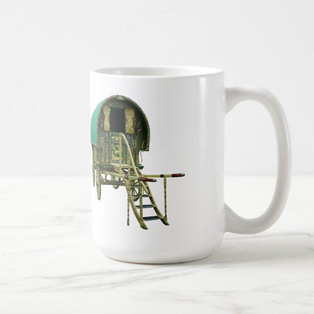 Caneca de café de caravana cigana (Direita)