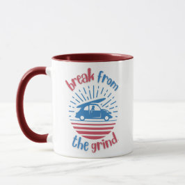 Caneca de Café de Carro de Surf