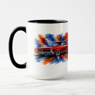 Caneca de Café de Carro Musculoso Americano Vintag