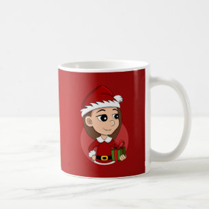 Caneca de café de cartoon de Natal