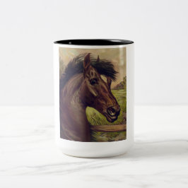 Caneca de café de cavalo
