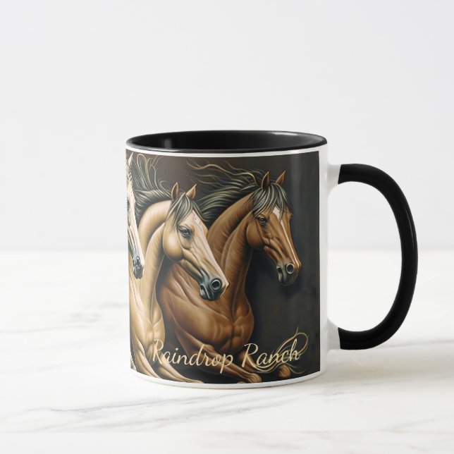 Caneca de café de cavalos (Direita)