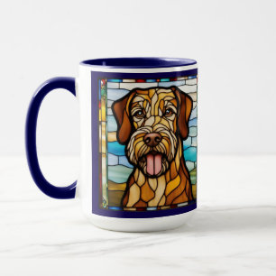 Caneca de Café de Cerâmica Airedale Fofa