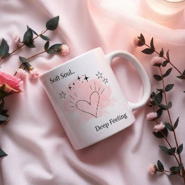 Caneca de Café de Cerâmica Alma Macia Personalizad