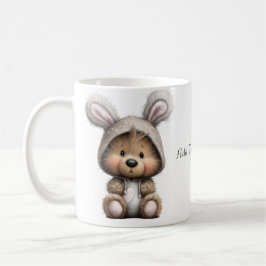 Caneca de Café de Cerâmica de Coelho de Desenho An