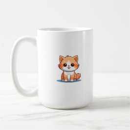 Caneca de Café de Cerâmica de Gato Fofo | Presente