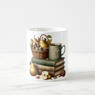 Caneca de Café de Cerâmica Olá Outono