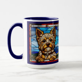 Caneca de Café de Cerâmica Yorkie Fofa