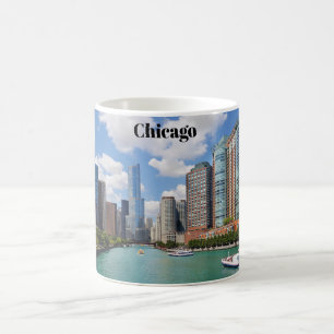 Caneca de café de Chicago River