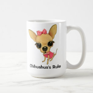 Caneca de café de ChiYumYum da regra da chihuahua