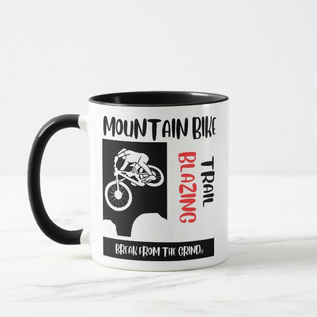 Caneca de Café de Ciclismo de Montanha (Esquerda)