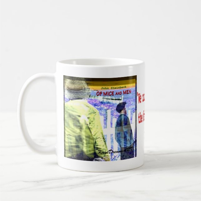 Caneca De Café De citações dos ratos e dos homens (Esquerda)