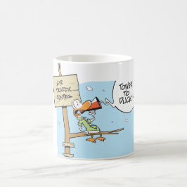 Caneca de café de controlador aéreo do pântano