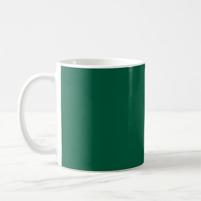 Caneca de Café de Cor Sólida Simples (Esquerda)