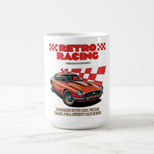CANECA DE CAFÉ DE CORRIDA RETRÔ