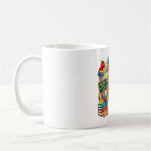 Caneca de Café de Coruja Kawaii para Volta às Aula