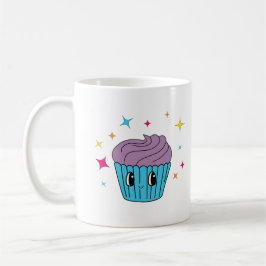 Caneca de Café de Cupcake Pastel Fofa