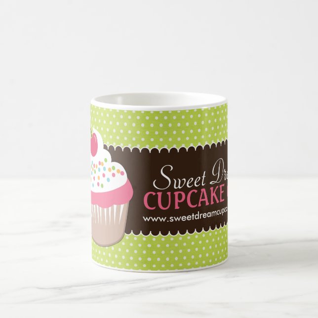 Caneca de café de Customizável Cupcake Empresa (Centro)