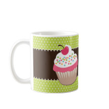 Caneca de café de Customizável Cupcake Empresa