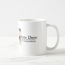 Caneca de café de Dave do pirata