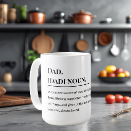 Caneca De Café 👨 de Definição do pai ‍ 👧 ‍ 👦 | Pai Sentido