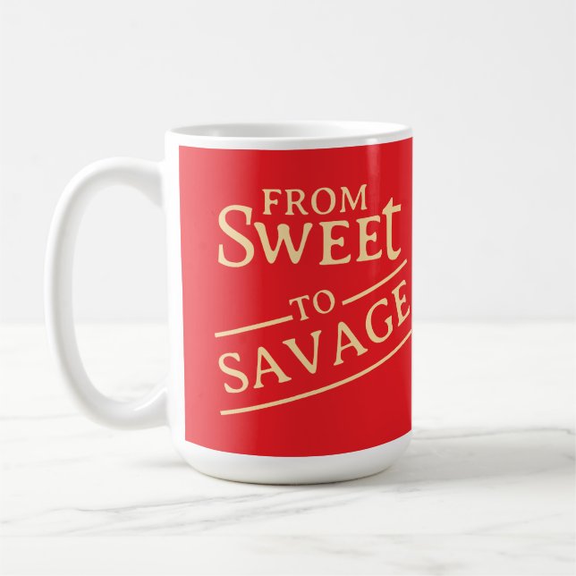 Caneca De Café De doce a selvagem (Esquerda)
